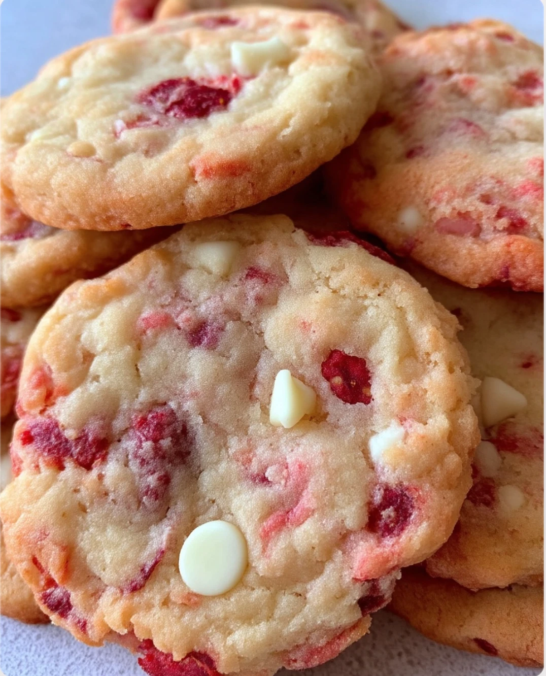 Raspberry Cheesecake Cookies
