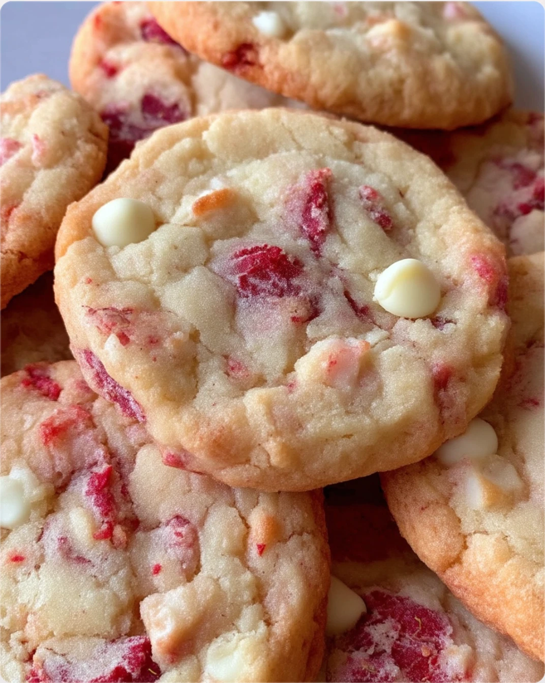 Raspberry Cheesecake Cookies