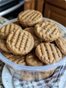 Soft & Chewy Peanut Butter Cookies