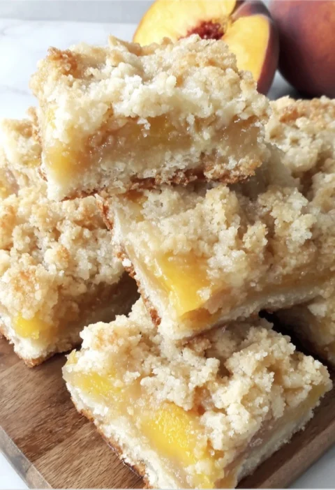 Sweet Buttery Peach Bars Crust