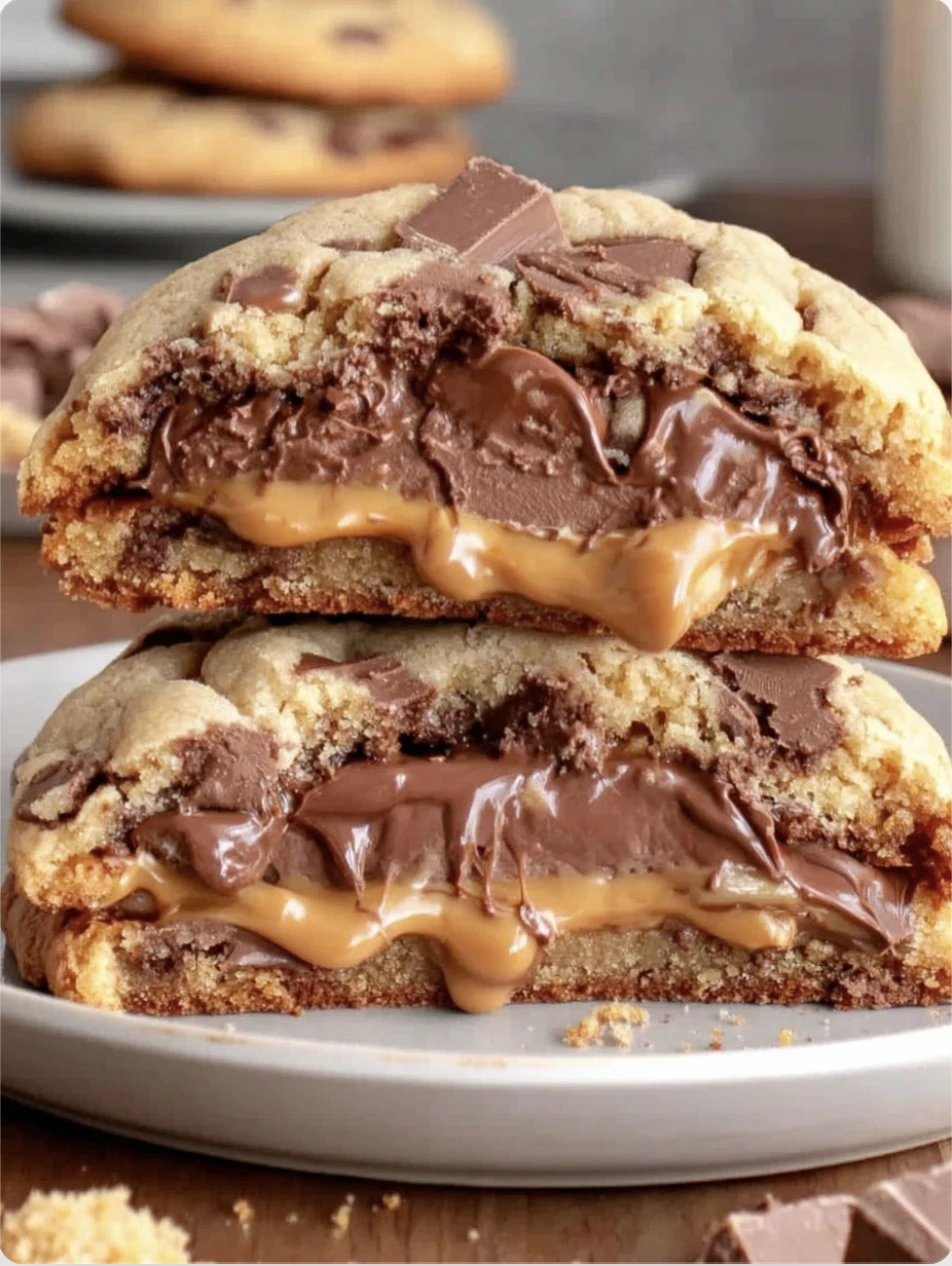 Triple Reese’s Peanut Butter Cookies