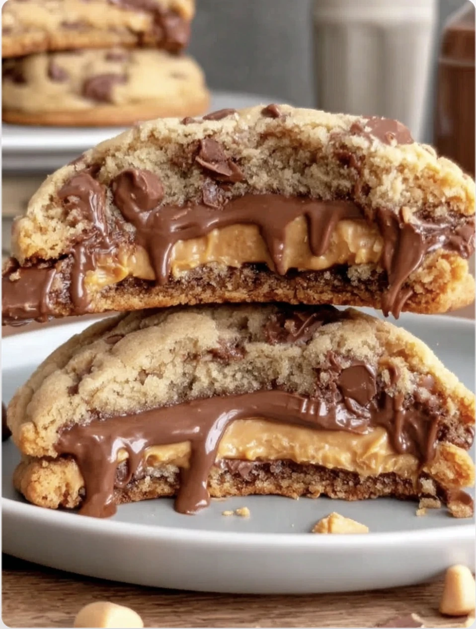 Triple Reeses Peanut Butter Cookies