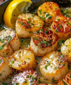 A easy Garlic butter baked scallops