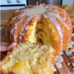 An easy  Butterfinger caramel bars