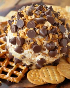 A homemade Reese’s cheese ball