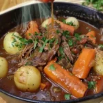 Rustic homemade cowboy cookies