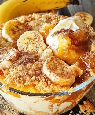 Warm Southern Banana Cobbler