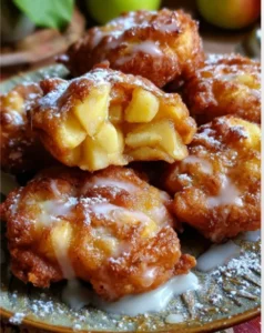 🍎🤎 Baked Apple Fritters ✨