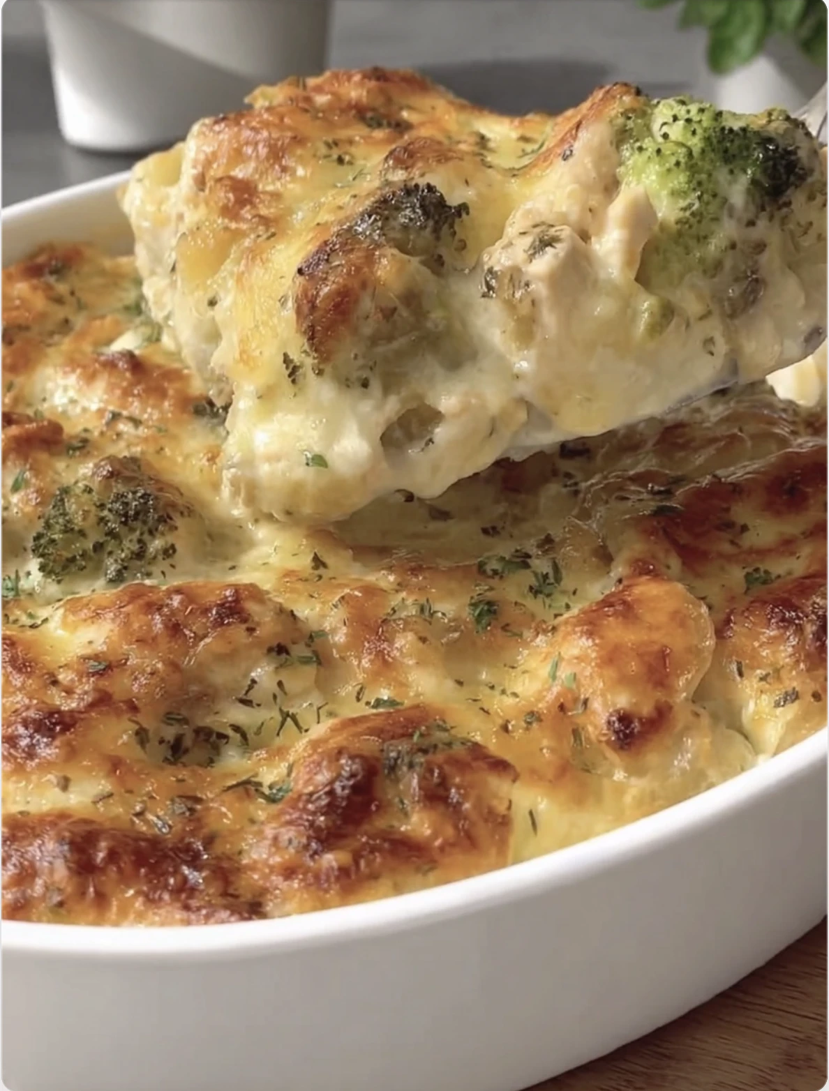 Baked Potatoo Chicken & Broccoli Casserole
