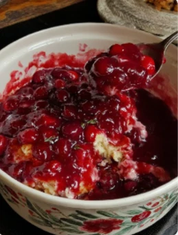 Bright Refreshing Cranberry Butterfly