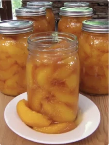 Canned Peaches with Syrup