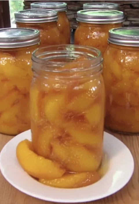 Canned Peaches Syrup