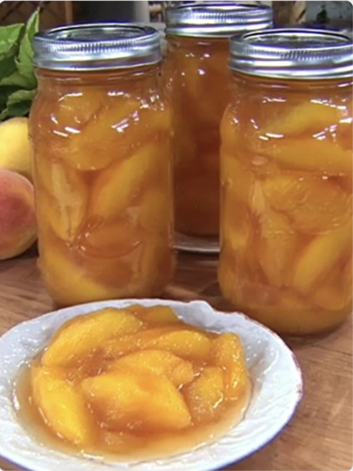 Canned Peaches Syrup