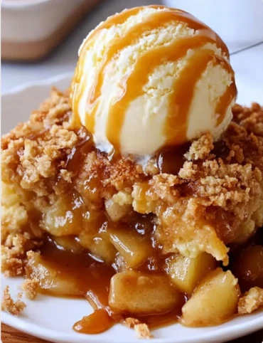 Caramel Apple Dump Cake