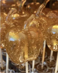 Caramel Apple Soft Lollipops