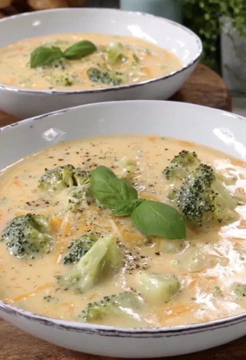 Cheddar Broccoli Potato Soup