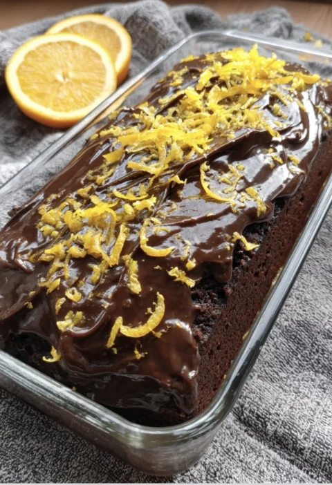 Chocolate Orange Cake Zesty Frosting