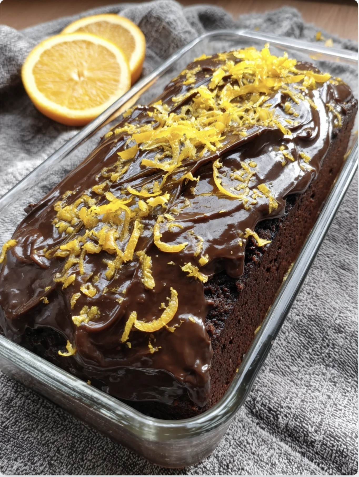 Chocolate Orange Cake with Zesty Frosting