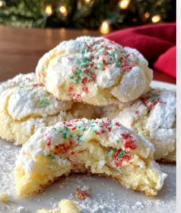 🎄🍪 Christmas Ooey Gooey Butter Cookies ✨