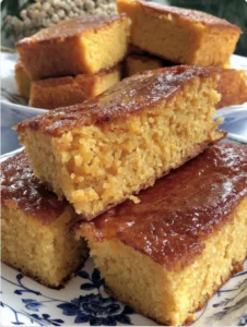 Cinnamon-Honey Sweet Potato Cornbread