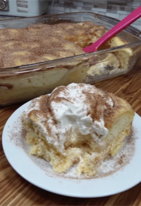 Cinnamon Roll Poke Cake