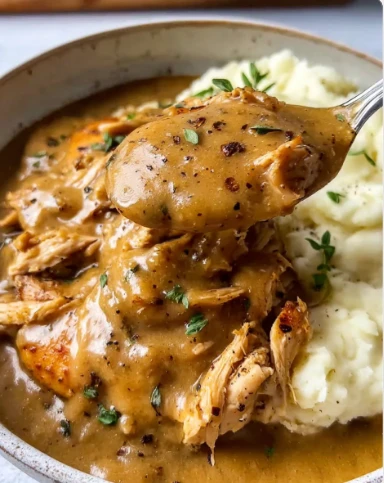 Comforting Creamy Chicken Gravy