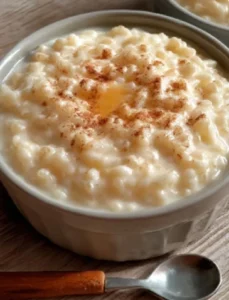 🍚✨ Comforting & Silky Rice Pudding