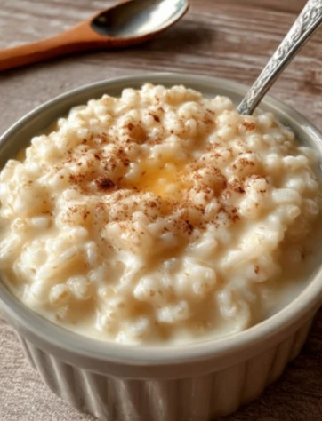 Comforting Silky Rice Pudding