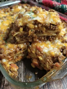 Creamy Beef & Tortilla Casserole