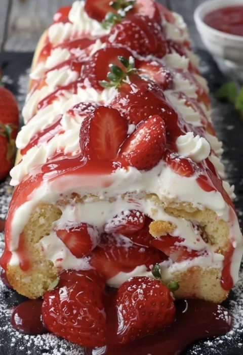 Creamy Strawberry Shortcake Cheesecake