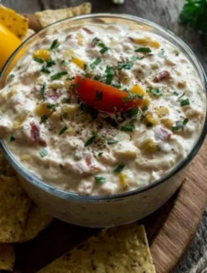 🥣🌶️ Creamy & Zesty Boat Dip (Rotel Ranch Dip)