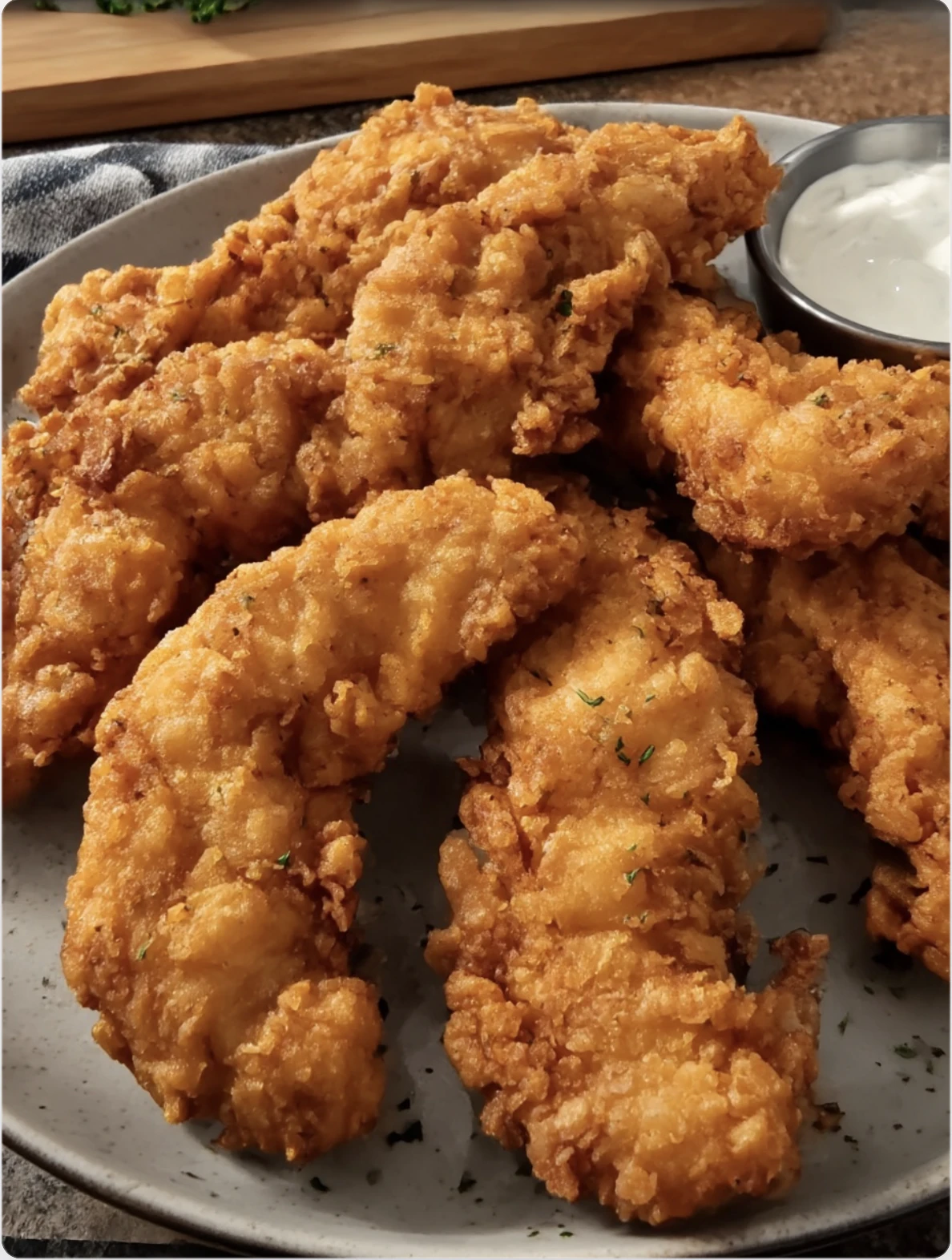 Crispy Buttermilk Fried Chicken Tenders