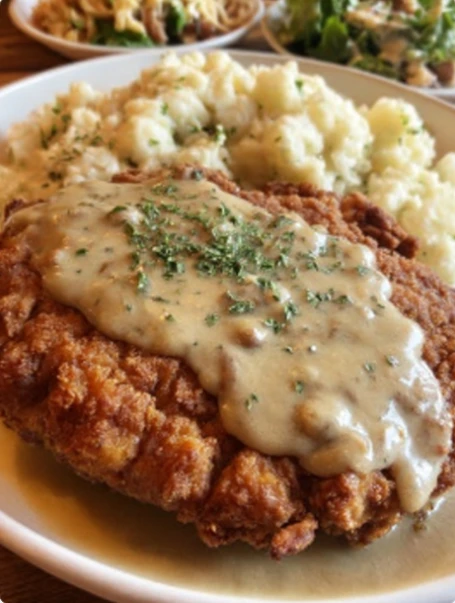 Crispy Comforting Chicken Fried Steak Gravy