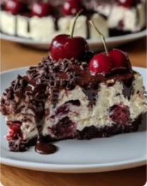 Decadent Velvety Black Forest Cheesecake