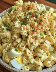 🥚🍝 Deviled Egg Macaroni Salad ✨