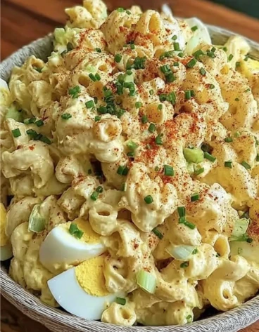 Deviled Egg Macaroni Salad