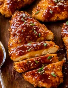 🧄 Double Crunch Honey Garlic Chicken Breasts ✨