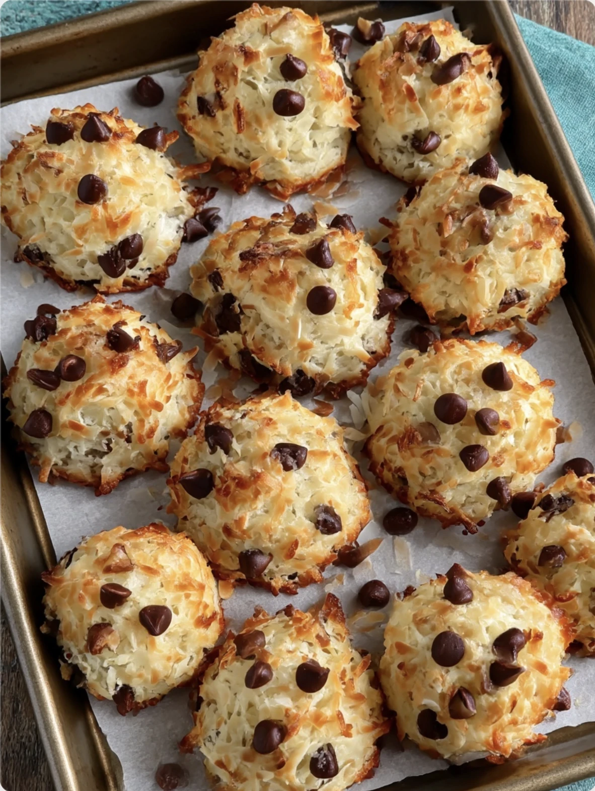 Coconut Chocolate Chip Macarons Only Ingredients