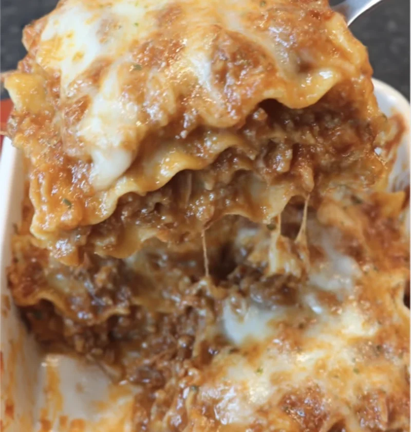 Crockpot Ravioli Lasagna