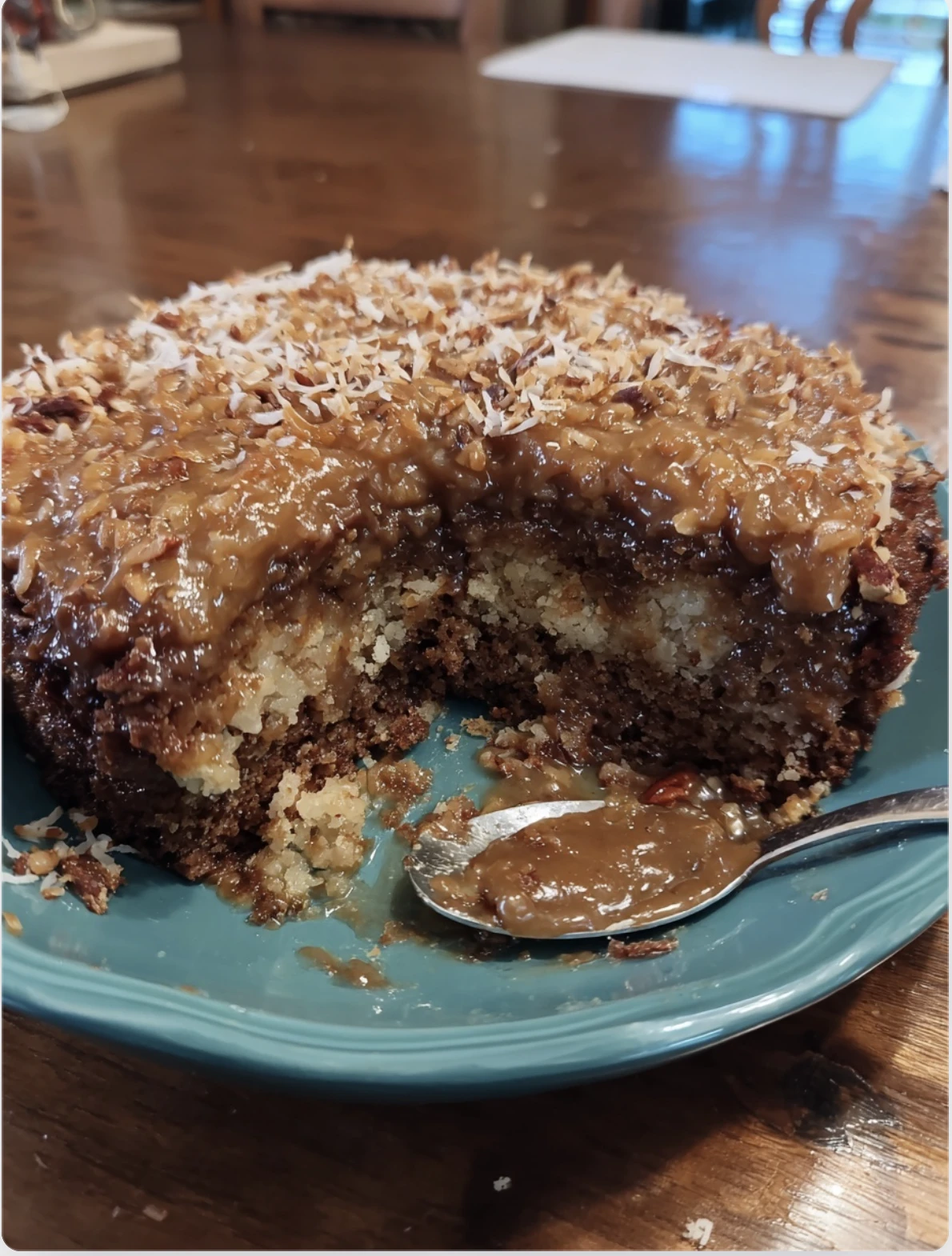 🍫🥥 Easy German Chocolate Dump Cake $