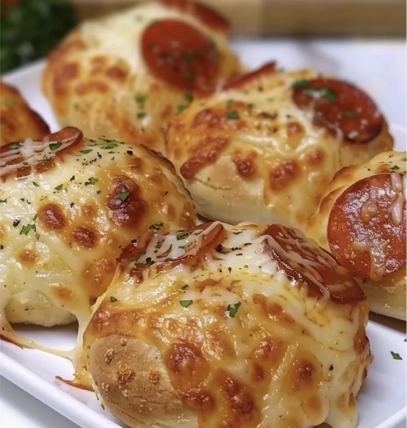 Pepperoni Pizza Bomb Snacks