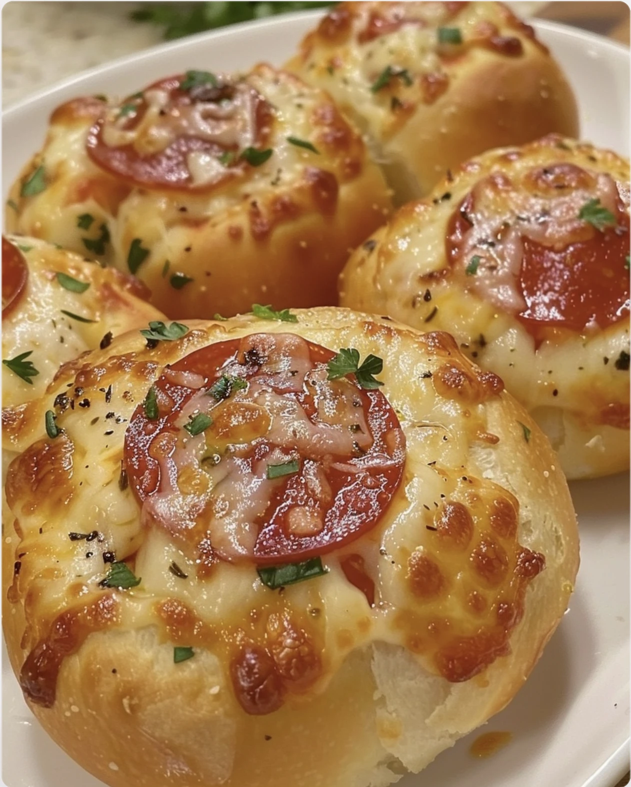 Pepperoni Pizza Bomb Snacks