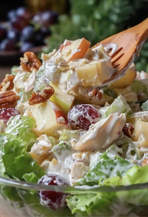 Festive Sevenlayer Holiday Salad