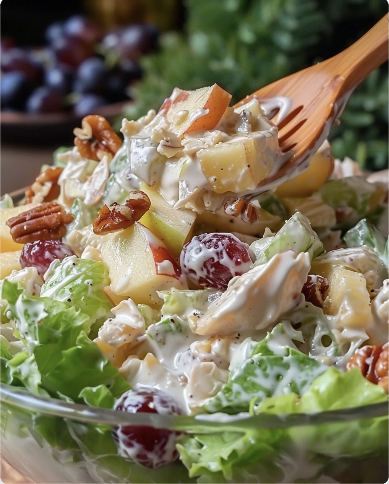 Festive Seven-Layer Holiday Salad