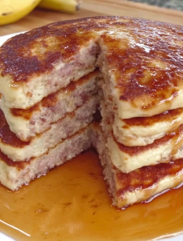 Fluffy Fun Sausage Dipped Pancakes Delight