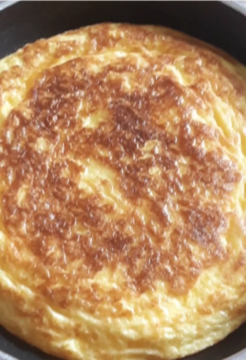 Fluffy Golden Stovetop Omelette