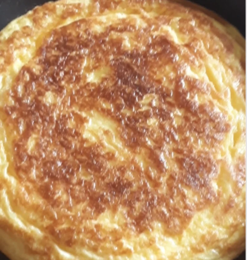 Fluffy Golden Stovetop Omelette