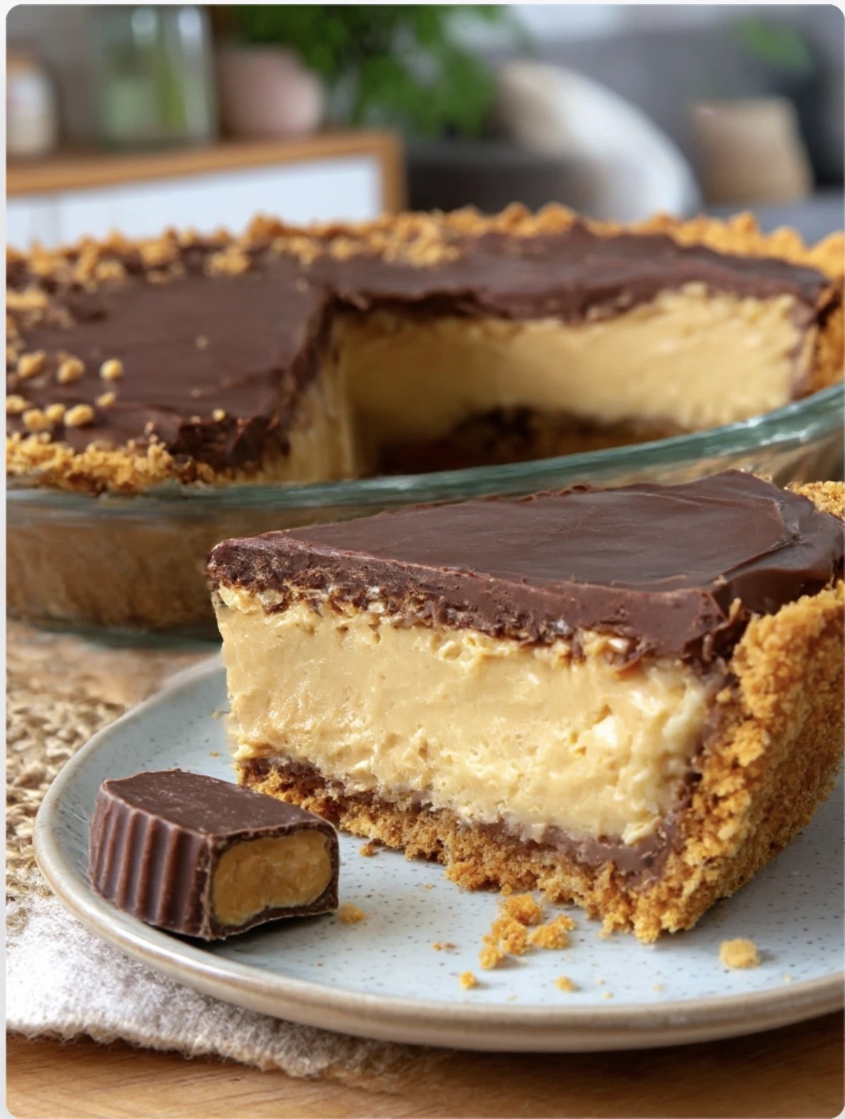 Giant Reese's Peanut Butter Pie