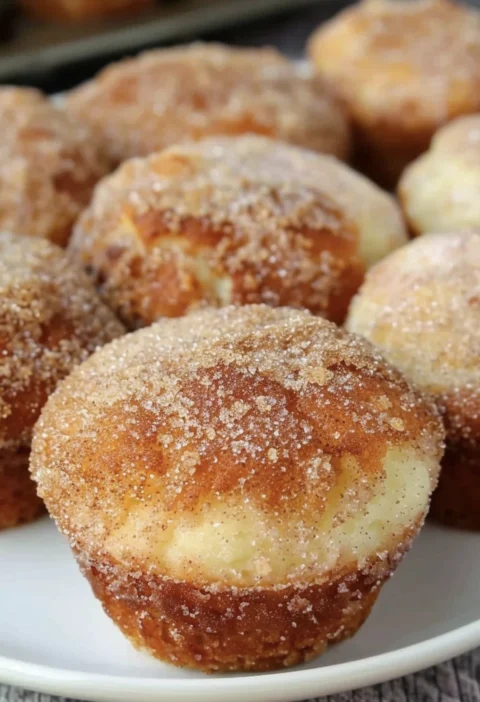 Grandmas Classic Cinnamon Sugar Donut Muffins
