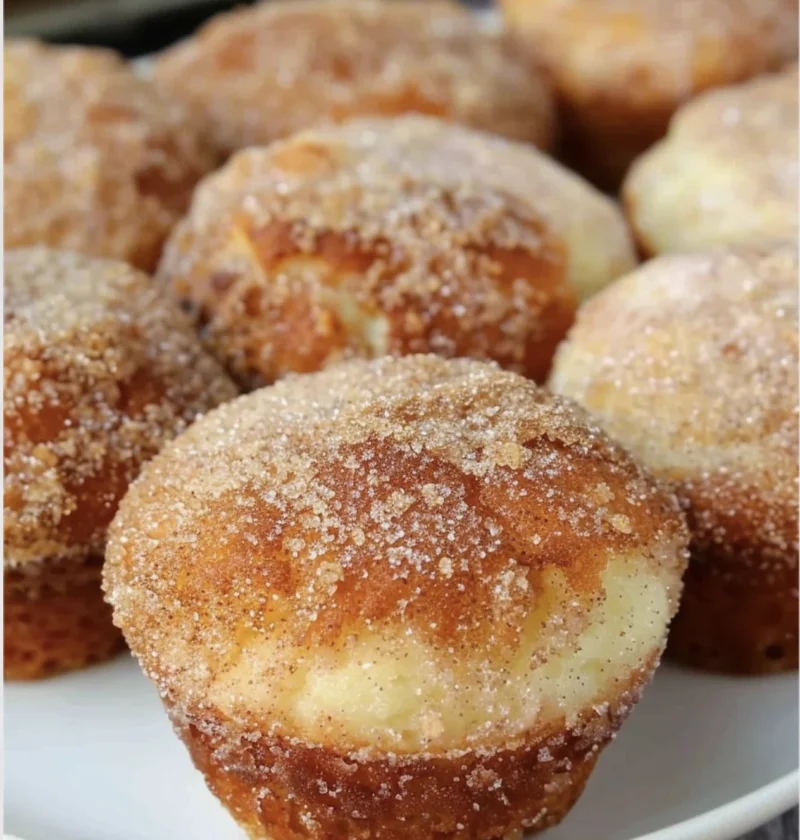 Grandmas Classic Cinnamon Sugar Donut Muffins